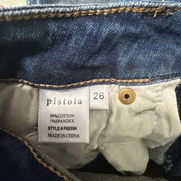 Women's 26 Pistola Tory Split Hem Zipped Ankle Skinny Jeans Medium Wash - Picture 7 of 8